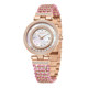 DAVENA Watch Women's 2025 New Full Diamond Light Luxury Women's Watch Red Birthday Gift for Girlfriend