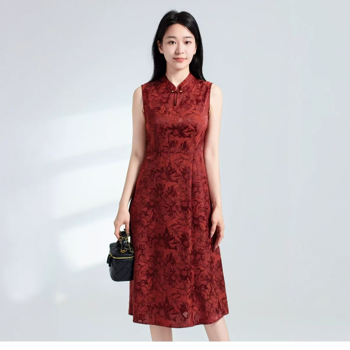 T066春夏新款时尚国风新中式优雅气质旗袍裙两件套套裙,淘宝优惠券,粉丝福利购,淘宝优惠卷