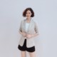 
1622 Spring new style stylish and slim and versatile 7-quarter sleeve blazer JR