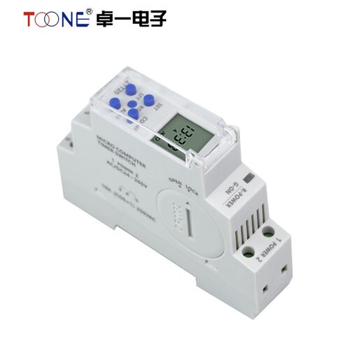 卓一ZYT20电源循环时间电子微电脑时控开关控制定时器24V220V薄 - 图1