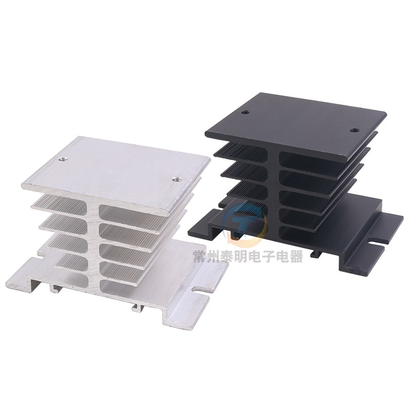 SSR固态固体继电器散热片单相散热器座底座座子T型卡导轨式铝型材,淘宝优惠券,粉丝福利购,淘宝优惠卷