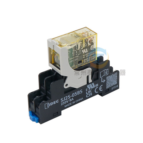 IDEC和泉RJ2S小型电磁直流DC中间继电器1S-CL-D24V伏A 220交流座V - 图3