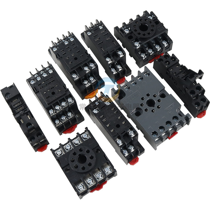 德力西小型中间电磁继电器底座8 11 14孔圆脚PYF08 11 14 PTF083A,淘宝优惠券,粉丝福利购,淘宝优惠卷