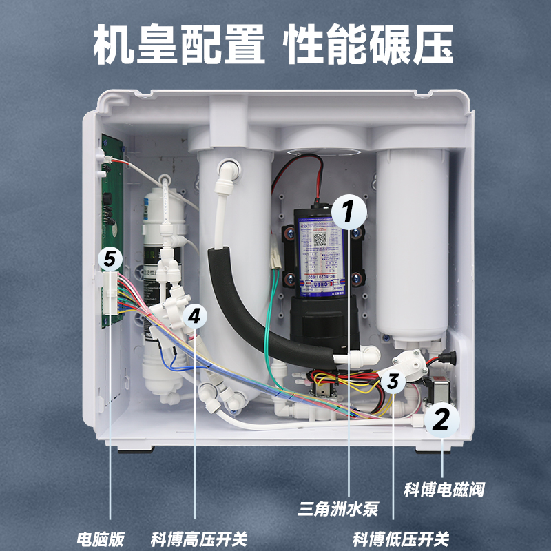 直饮净水器ro反渗透净水机家用diy通用型滤芯节水厨房600G过滤器 - 图3