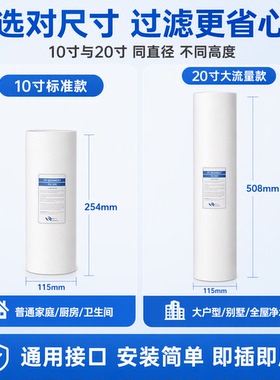大胖pp工业聚丙烯熔喷滤芯全屋
