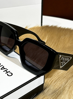 欧洲站大方框墨镜女显瘦太阳眼镜