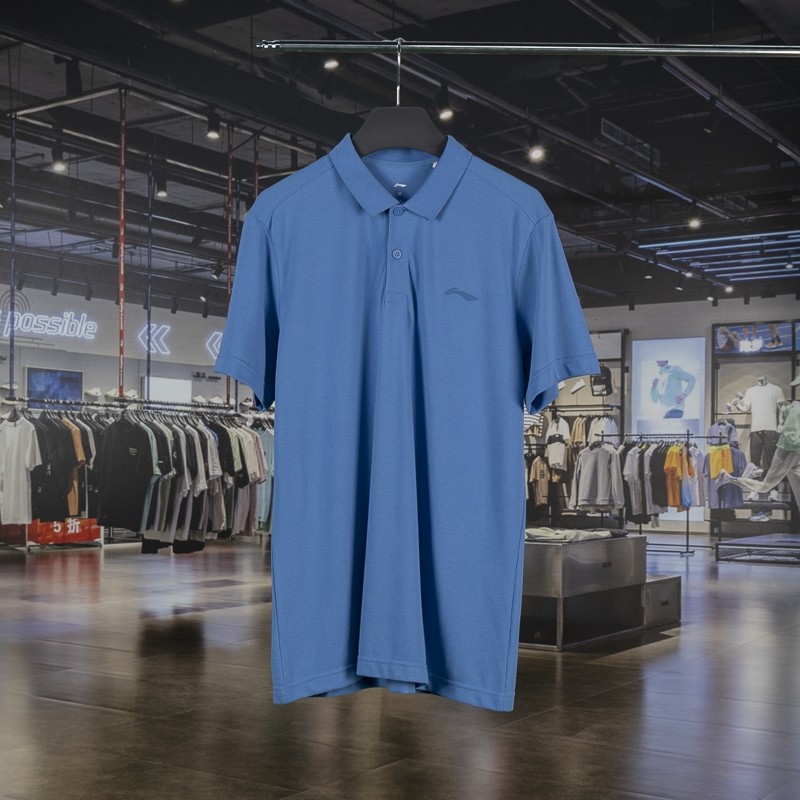 李宁2023夏季健身系列男子纯棉透气商务翻领短袖POLO衫APLT029,淘宝优惠券,粉丝福利购,淘宝优惠卷