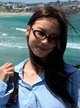韩系复古椭圆猫眼茶色太阳眼镜女