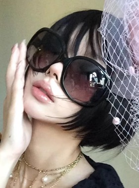 超大框蛤蟆镜复古Y2K辣妹太阳镜