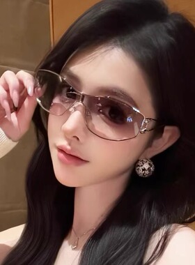 欧美连体Y2K辣妹镶钻墨镜女款潮
