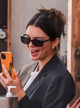 肯豆同款墨镜高级感欧美长方形