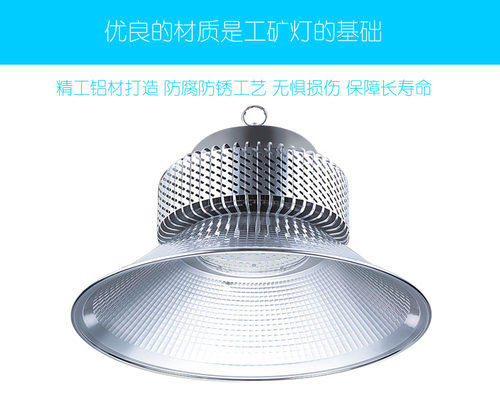 LED鳍片投光灯100W工厂房车间照明200W吊灯仓库足瓦高亮 - 图3