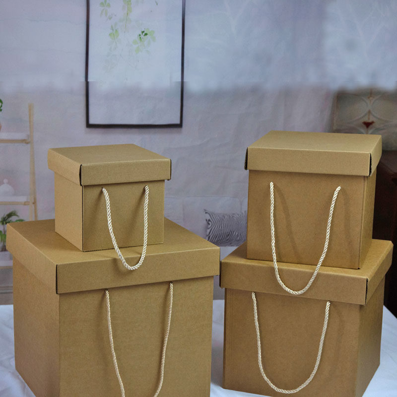 情人节正方形大号包装盒玩具零食篮球节日礼品盒牛皮生日礼物纸箱,淘宝优惠券,粉丝福利购,淘宝优惠卷