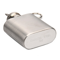 Wine Pot Portable Outdoor Carry-on Stainless Steel Small Wine Jug Oil Pot 1 Oz Wine Pot Bottle Lettering With Key Button 37g