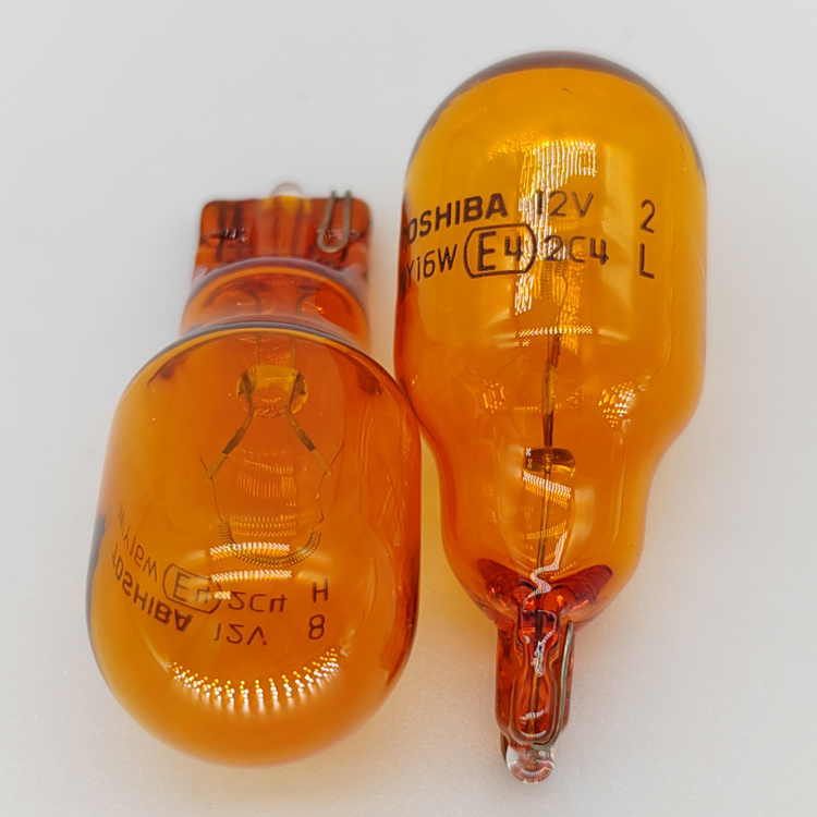 东芝 TOSHIBA 12V WY16W E4 2C4 T15 921 埃安原厂琥珀色转向灯泡 - 图1