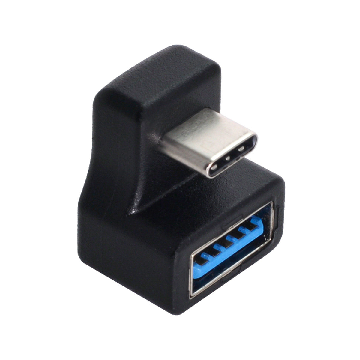 USB-C USB3.0上弯头对A母180度OTG手机平板接U盘转接头TYPE-C OTG
