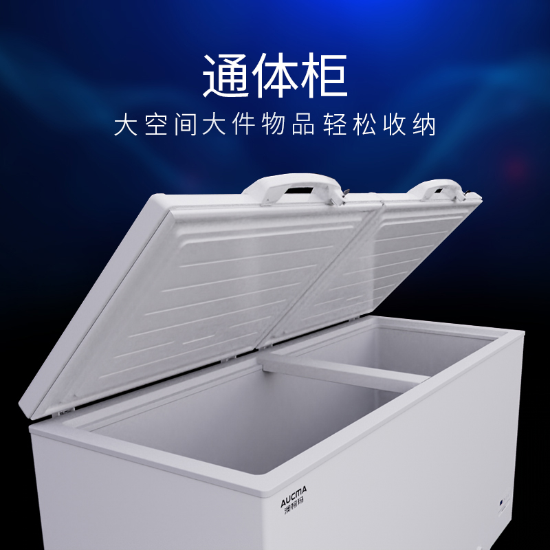 澳柯玛BC/BD-430SND商用两门大容量卧式冷柜-40℃超低温速冻冰柜 - 图1