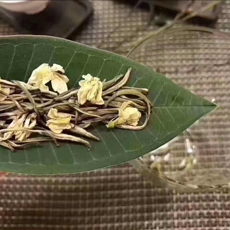 开封特产百年茶庄王大茉莉花茶清香雪系列茉莉银针浓香耐泡口粮茶-图0