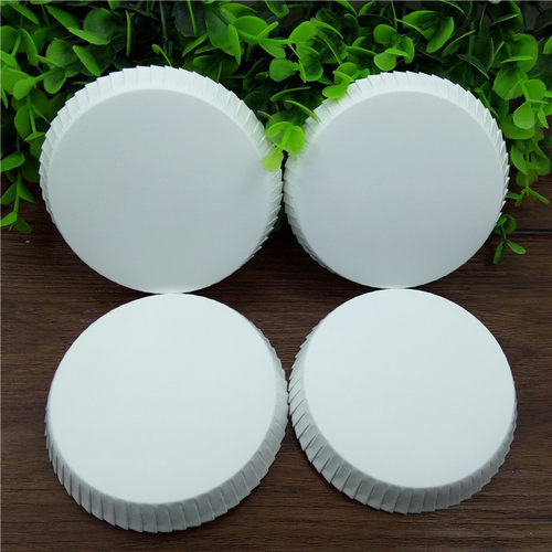 宾馆酒店一次性纸质杯盖白板无印刷家宴私房菜专用杯盖200只包邮 - 图0