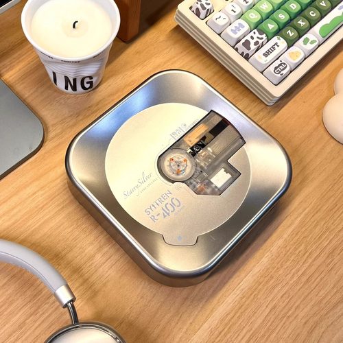 syitren/赛塔林R400复古CD机蓝牙便携播放器充电壁挂手提个性礼物 - 图0