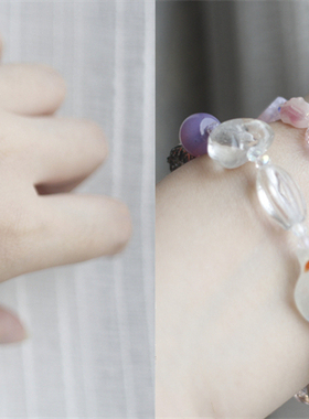 老琉璃珠复古董小众手串手链