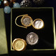 Greek coin engraving VTG earrings necklace ring