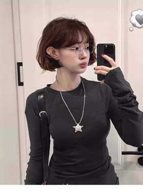 多巴胺小星星项链女高级感长款