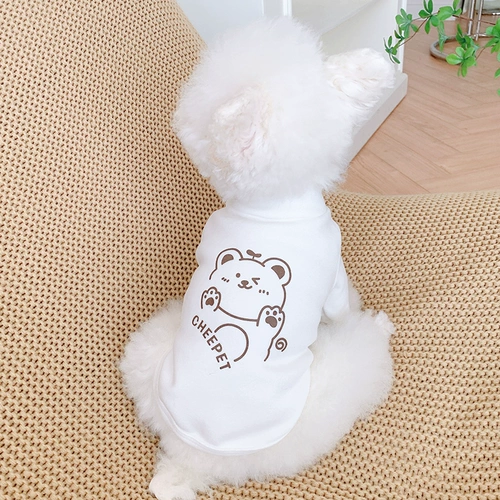 Тепло, чувак медведь дновая пружина и осенняя собака копия Bear Bargat Cat