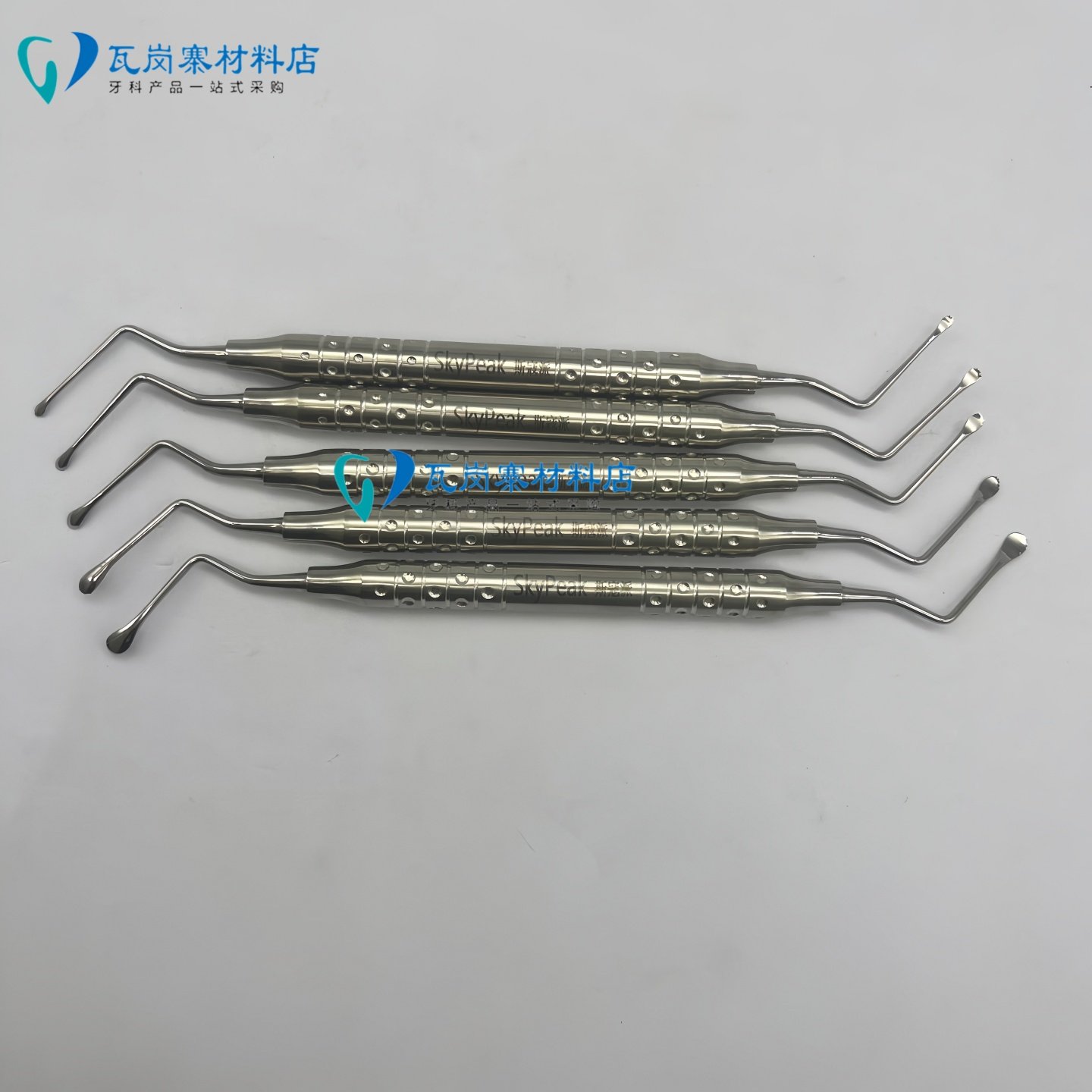 牙刮匙 带齿种植刮勺牙医洁治器去腐工具牙科口腔优质器械材料,淘宝优惠券,粉丝福利购,淘宝优惠卷