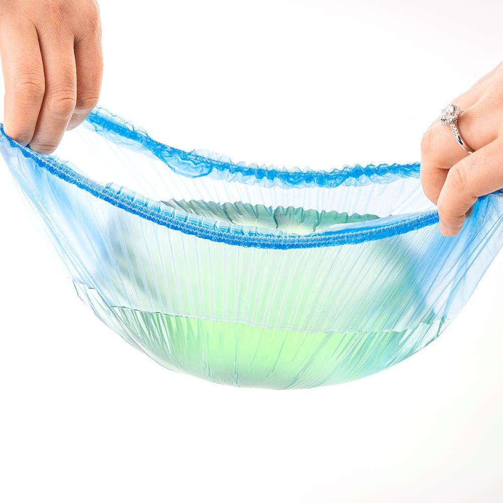 瑞幸牛奶盒保鲜套蓝色加厚一次性食品保鲜膜套厨房冰箱碗碟塑料罩,淘宝优惠券,粉丝福利购,淘宝优惠卷