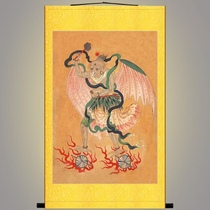 Lei Gonglei Portrait God Fairy Painting Scroll Hung Painting And Surface Painting Silk Cloth Painting Decoration to customize the order to be made