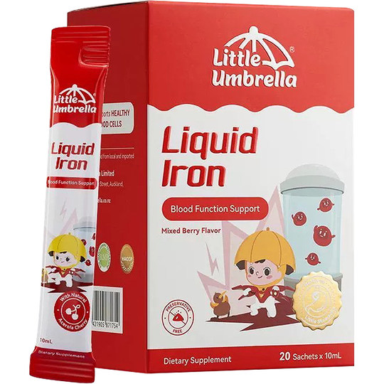 Little Umbrella Organic Liquid Iron Iron Supplement for Infants and Young Children
