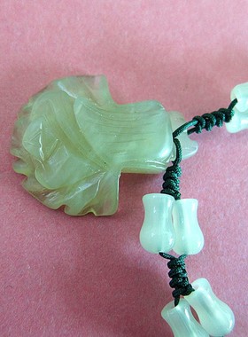 送礼佳品天然编织玉石手链