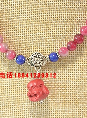 天然七彩玉项链手串6mm七彩玉长款手链项链多款可选