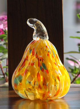 琉璃南瓜书房手工艺朋友车饰摆件