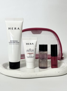 HERA赫妍防晒洗面奶唇釉中小样