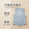 Denim vest vest for women short style with high-end and comfortable exterior