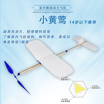 F1D Indoor Rubber Powered Aircraft Student Model Aircraft Competition Equipment Outdoor ໂຮງ​ຮຽນ​ວິ​ທະ​ຍາ​ສາດ​ທີ່​ນິ​ຍົມ​ການ​ແຂ່ງ​ຂັນ​ສາ​ກົນ​ເປັນ​ມື​ອາ​ຊີບ