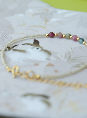 【五种行情】配黄水晶 转运珠 碧玺石 加油 暴富 手链 全面整合