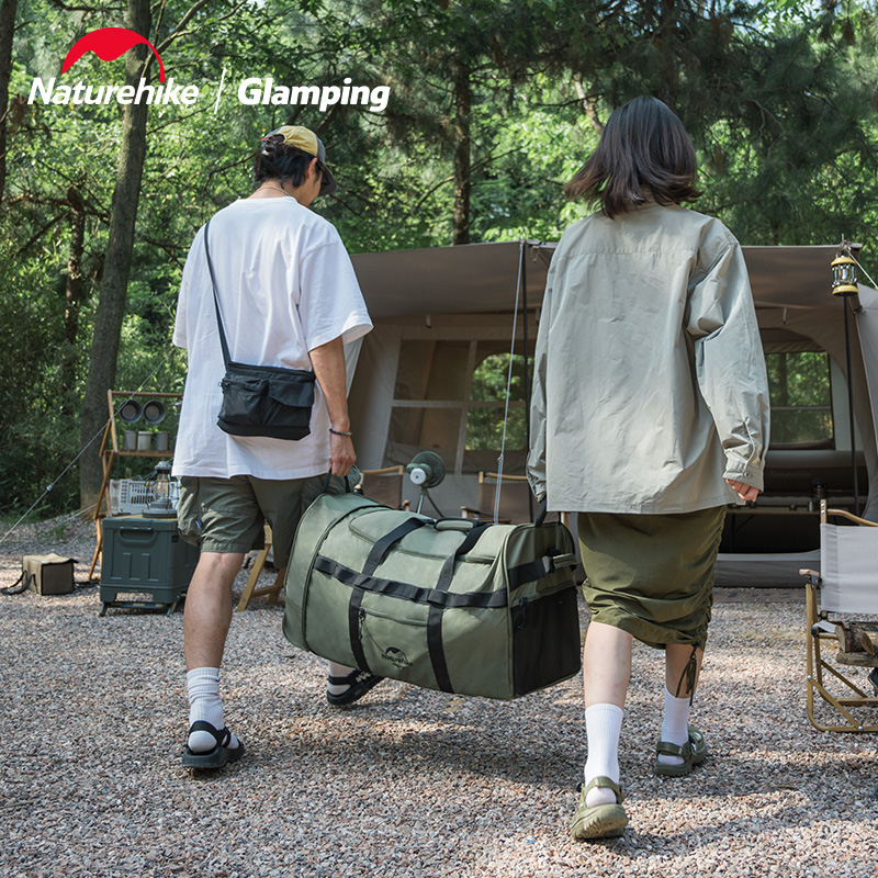 Naturehike挪客可折叠拖轮包露营收纳包便携户外旅行大容量行李箱 - 图0
