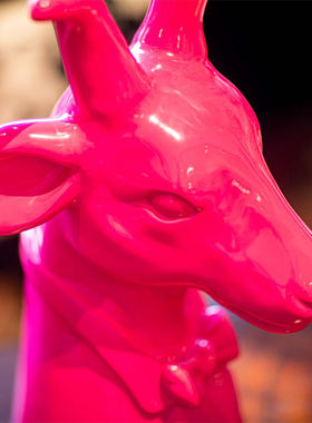 【本尼家】CH11卡通彩绘鹿先生设计师款时尚装饰客厅卧室玄关摆件