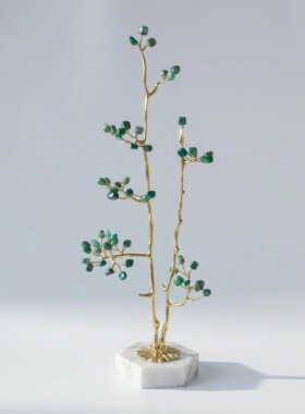 【本尼家】HY221现代轻奢装饰树饰品客厅电视柜桌面玄关摆件