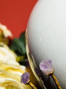 【本尼家】GY199新中式轻奢水晶发财树《紫气东来》葫芦装饰摆件