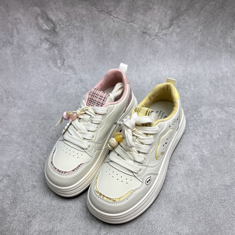 2026春季新款女鞋超纤厚底休闲深口系带舒适百搭软底透气女单鞋,淘宝优惠券,粉丝福利购,淘宝优惠卷