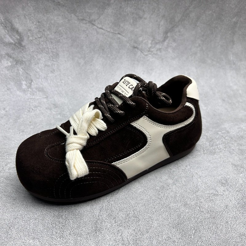 2026春季新款真皮新款女鞋厚底休闲深口时尚牛皮百搭系带女单鞋,淘宝优惠券,粉丝福利购,淘宝优惠卷