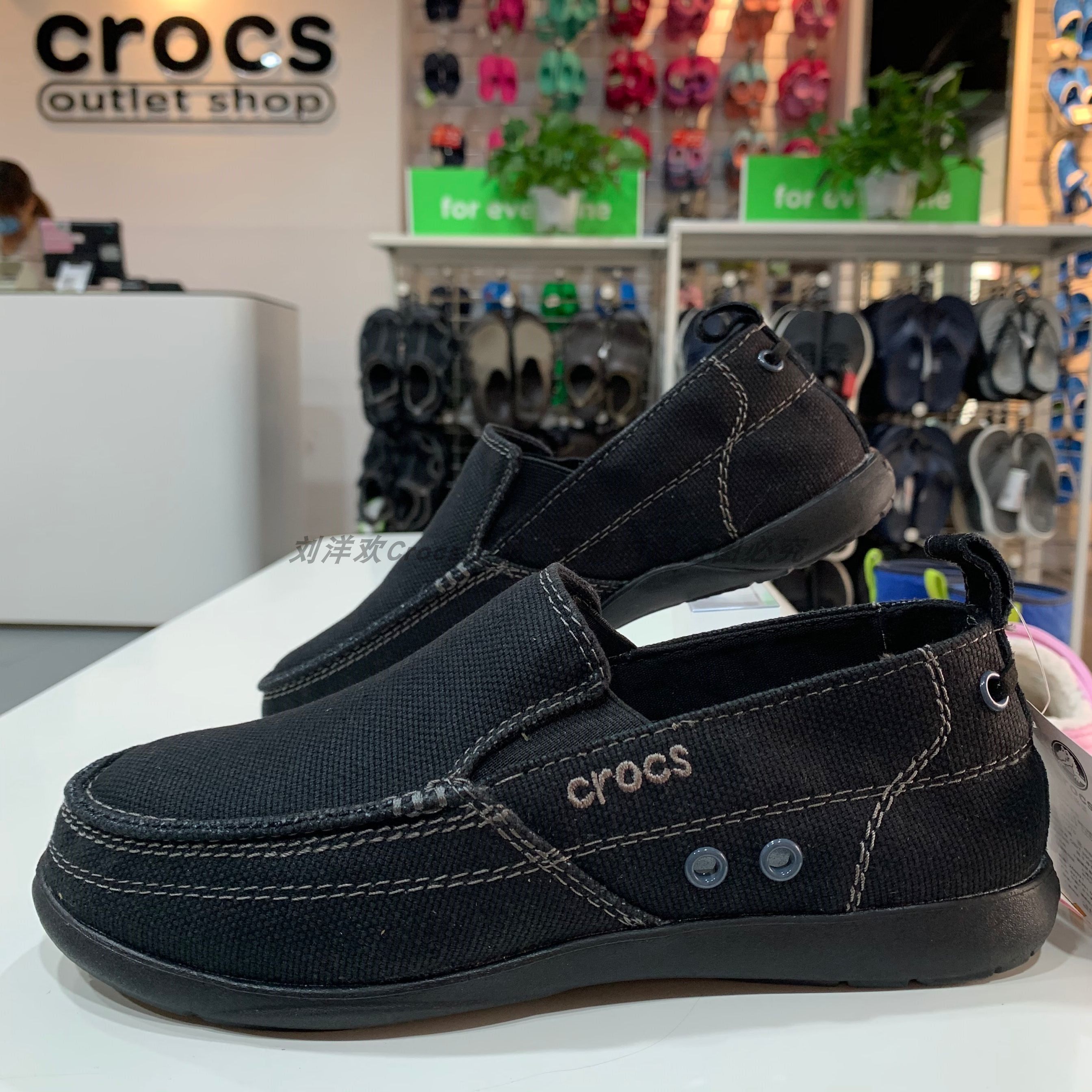crocs canvas shoes
