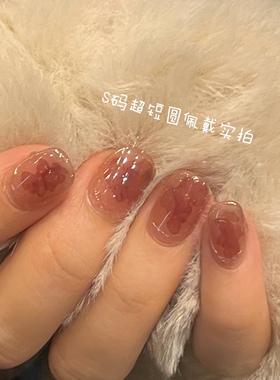 美甲甲片可拆卸指甲贴片