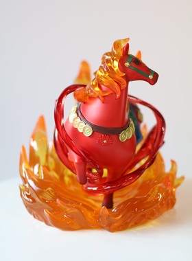 泉州六合同风马赤兔马摆件