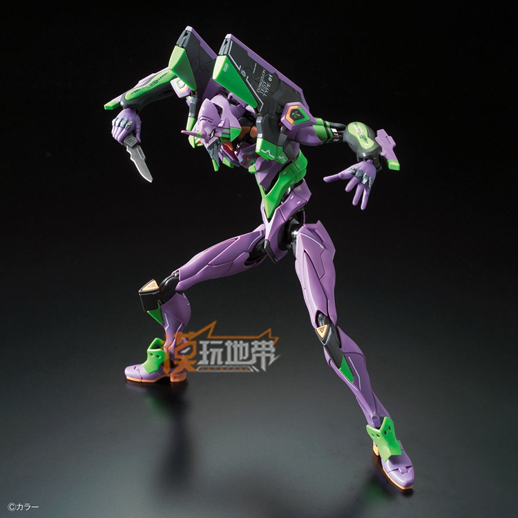 现货 万代 RG EVA 初号机 剧场版 普通版 DX豪华版输送台套装