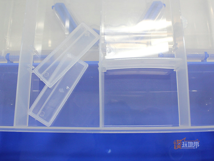 现货 塑料模型工具箱 工具收纳箱 颜色蓝黄粉随机发 - 图3